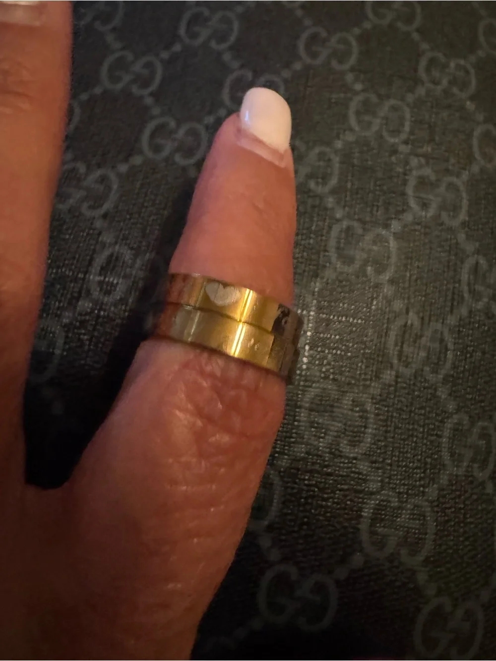 Gold-Tone Stacked Band Ring - Women's Fashion Jewelry